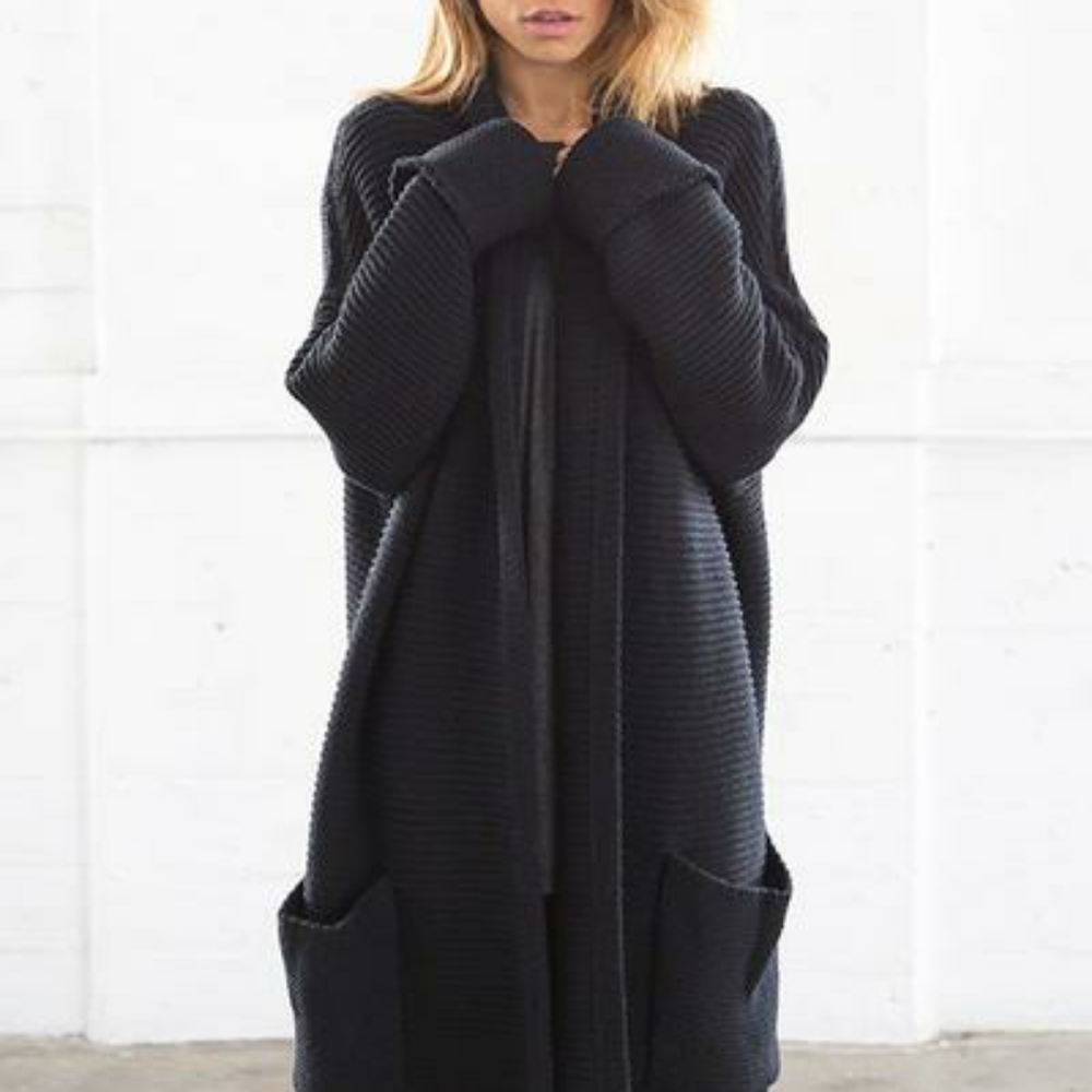 Joah Brown Oversized Sweater - Picture 2 of 3